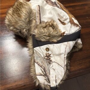 RealTree Adult Thinsulate Camouflage Trapper Hat with ear flaps, Size Medium